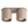 Deckenlampe Aluminium Taupe 2-flammig GU10 L:26 cm