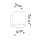 Wandlampe Up Down indirekt Aluminium Burgund G9 H:10cm