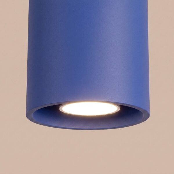 Deckenspot Aluminium Ultramarin GU10 B:10 cm rund