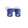 Deckenlampe Aluminium Ultramarin 2-flammig GU10 L:26cm