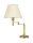 Lampe de table PENELO en laiton 56cm orientable lumi&egrave;re
