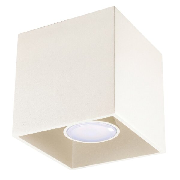 Deckenstrahler Aluminium Beige Modern GU10 H:10 cm