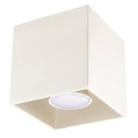 Deckenstrahler Aluminium Beige Modern GU10 H:10 cm