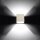 Wandlampe Up Down indirekt Aluminium Beige G9 T:12cm