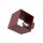 Wandlampe Up Down indirekt Aluminium Burgund G9 T:12cm