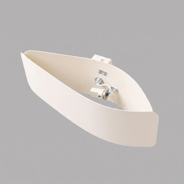 Wandlampe Up Down blendarm indirekt Stahl Beige G9 30cm