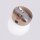 Wandlampe Schalter blendarm Glas Stahl Taupe G9 B:14cm
