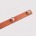 Deckenlampe blendarm Glas Stahl Ockerrot G9 L:120cm