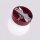 Wandlampe Schalter blendarm Glas Stahl Burgund G9 14cm