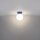 Deckenlampe blendarm Glas Stahl Ultramarin G9 L:12cm