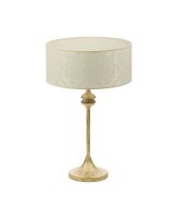 Lampe de table DAGNO Shabby Gold Ecru L:54cm Lampe