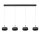 LED Hängelampe Beton Schwarz CCT 2200-3300K L:140 cm