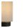 Tischlampe Holz dunkel Stoff Beige E14 H:19 cm