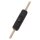 Tischleuchte Holz hell Stoff Beige E14 Ø12 cm rund