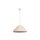 Hängelampe verstellbar Beige Retro E27 Ø56 cm
