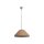Pendelleuchte verstellbar Taupe Retro E27 Ø56 cm