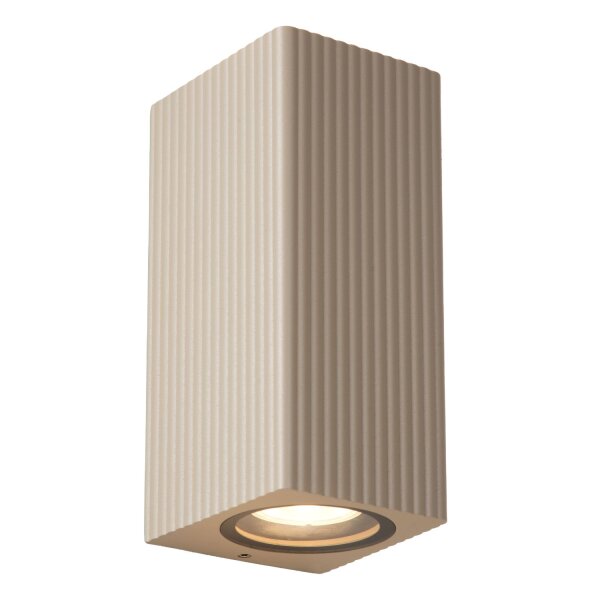 Außenwandleuchte Up Down Aluminium Taupe GU10 IP65