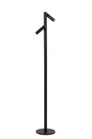 LED Stehlampe Akku Schwarz 2-flammig 2700K IP54 120 cm