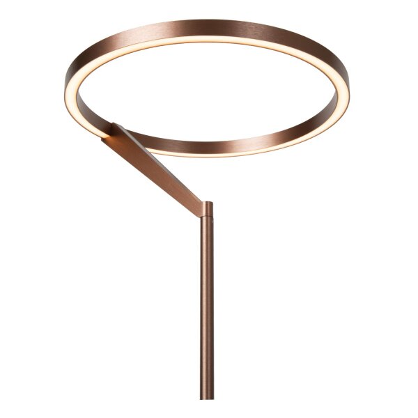 LED Stehleuchte schwenkbar Kaffeebraun CCT 2700-4000K