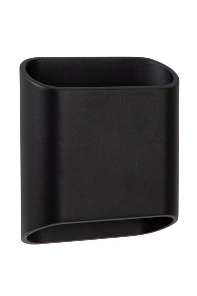 LED Außenwandlampe Up Down Aluminium Schwarz 2700K IP65