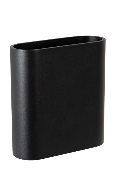 LED Wandlampe Up Down Alu Schwarz 2700K IP65 H:17 cm
