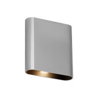 LED Wandleuchte Up Down Chrom CCT 2200-3000K IP54