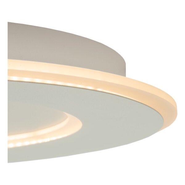 LED Deckenleuchte dimmbar blendarm Weiß 2700K Ø39,6 cm