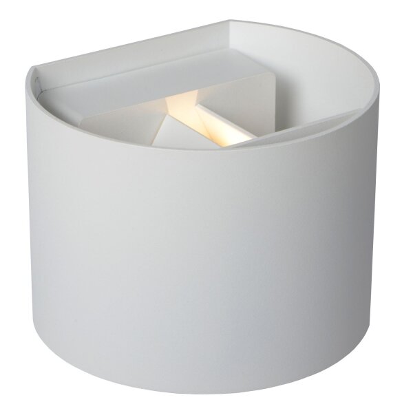 LED Wandleuchte Up Down Weiß 2700K IP54 B:13,5 cm
