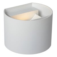 LED Wandleuchte Up Down Wei&szlig; 2700K IP54 B:13,5 cm