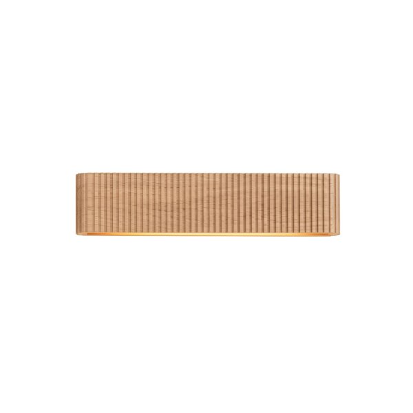 LED Wandlampe Up Down Holz hell CCT 2200-3000K B:45 cm
