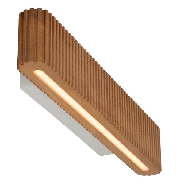 LED Wandlampe Up Down Holz hell CCT 2200-3000K B:45 cm