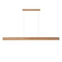 LED Pendelleuchte Up Down Holz hell CCT 2200-3000K