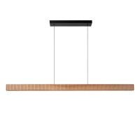 LED Pendelleuchte Up Down Holz hell CCT 2200-3000K