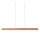 LED Pendelleuchte Up Down Holz hell CCT 2200-3000K