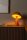 Tischleuchte schwenkbar Orange Pilzlampe E27 H:33,5 cm