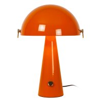 Tischleuchte schwenkbar Drehdimmer Orange E27 H:51,8 cm