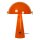 Tischleuchte schwenkbar Drehdimmer Orange E27 H:51,8 cm
