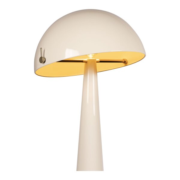 Stehleuchte schwenkbar Drehdimmer Beige Retro E27