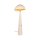 Stehleuchte schwenkbar Drehdimmer Beige Retro E27