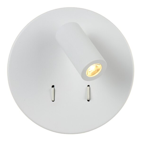 LED Wandspot schwenkbar drehbar Weiß 3000K T:14 cm