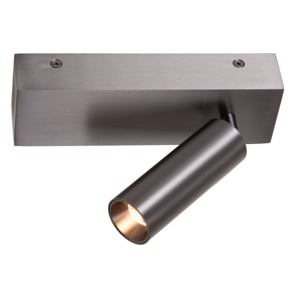 LED Spot schwenkbar Schwarz-Chrom 2700-4000K H:13,5 cm