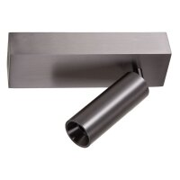 LED Spot schwenkbar Schwarz-Chrom 2700-4000K H:13,5 cm