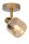 Deckenstrahler schwenkbar Glas Gold Bernstein E14