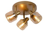 Deckenstrahler schwenkbar Gold Bernstein E14 Retro