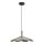LED Hängelampe Holz Schwarz Grün 2700K Ø47 cm rund
