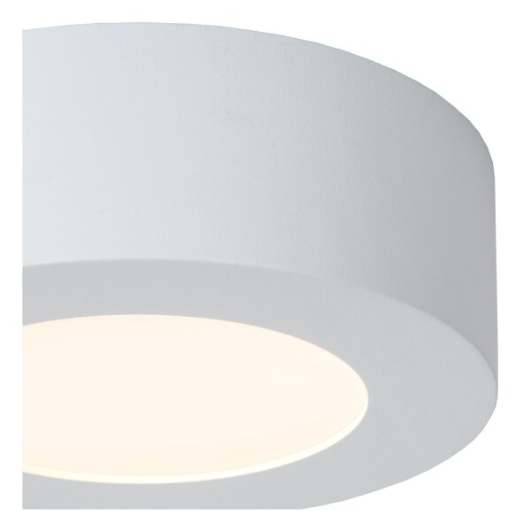 LED Deckenleuchte blendarm Weiß 3000K IP44 Ø11,7 cm