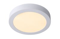 LED Deckenlampe blendarm Wei&szlig; 3000K IP44 &Oslash;24 cm rund