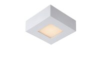 LED Deckenleuchte blendarm Wei&szlig; 3000K IP44 B:10,8 cm