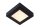 LED Deckenlampe blendarm Schwarz 3000K IP44 B:16,8 cm