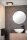 LED Deckenlampe blendarm Schwarz 3000K IP44 B:22 cm